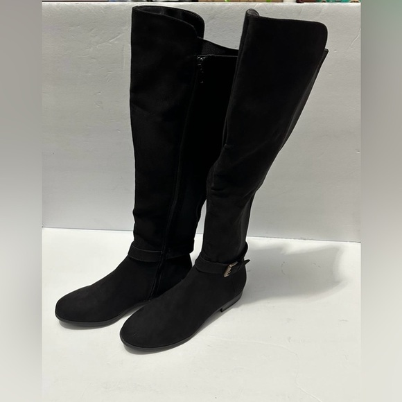 Style & Co Womens Kimmballf  : Knee-High Boots - BLACK Size multiple - Picture 3 of 8